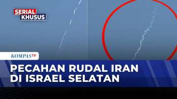 Potret Pecahan Rudal Diduga Milik Iran Jatuh di Israel Selatan | KOMPAS PETANG
