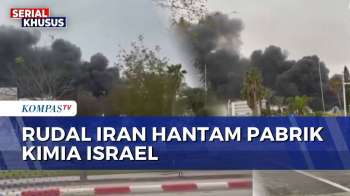 Pecahan Rudal Iran Picu Kebakaran Di Pabrik Kimia Israel Selatan | KOMPAS PETANG