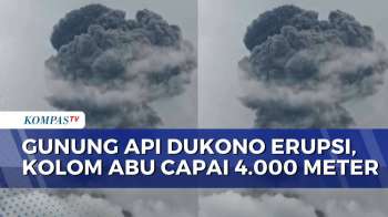 Status Waspada! Gunung Api Dukono Erupsi, Kolom Asap Capai 4.000 Meter | SAPA PAGI