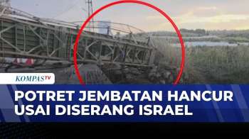 Jembatan Qasmiyeh di Lebanon Selatan Rusak Akibat Serangan Udara Israel | SAPA MALAM