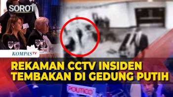 Rekaman CCTV Penembak Berlari Lewati Petugas Keamanan Gedung Putih, Buat Trump Dievakuasi!