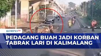 CCTV Rekam Detik-Detik Pedagang Buah Ditabrak Mobil Di Kalimalang, Pelaku Kabur | JURNAL NUSANTARA