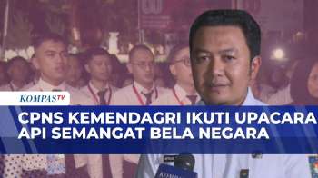 CPNS Kemendagri 2026 Jalani Prosesi Upacara Api Semangat Bela Negara