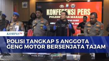 Polisi Tangkap 5 Anggota Geng Motor Pelaku Penyerangan Remaja Di Makassar | BORGOL