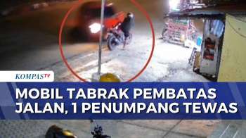 Mobil Tabrak Pembatas Jalan Dan Senggol Pemotor Di Kupang, 1 Penumpang Meninggal | KOMPAS SIANG
