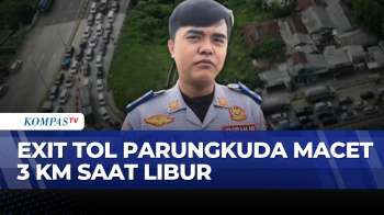 Libur Panjang Iduladha, Exit Tol Parungkuda Sukabumi Dipadati Kendaraan Wisatawan