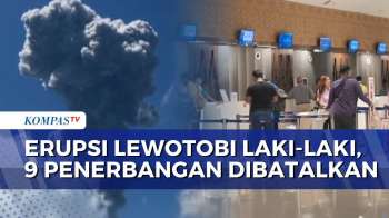 9 Penerbangan Bandara El Tari Kupang Dibatalkan Imbas Erupsi Gunung Lewotobi Laki-Laki