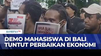 Mahasiswa Bali Gelar Demo Di DPRD, Soroti Kebijakan Energi-Program Makan Bergizi Gratis