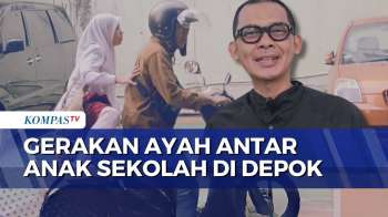 Pemkot Depok Terapkan Gerakan Ayah Mengantar Anak Di Hari Pertama Sekolah | KOMPAS SIANG