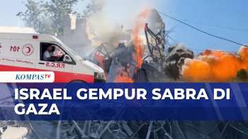 Detik-Detik Israel Gempur Sabra Di Gaza, Warga Berlarian Saat Rudal Menghantam | BORGOL