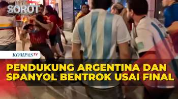 Panas! Pendukung Argentina Dan Spanyol Bentrok Di Madrid Usai Laga Final Piala Dunia 2026