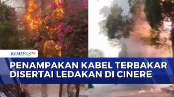 Kabel Di Jalan Cinere Depok Terbakar, Rumah Di Sekitar Lokasi Ikut Padam | KOMPAS PETANG