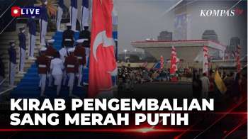 Meriah! Kirab Pengembalian Sang Merah Putih Ke Monas | KOMPAS PETANG