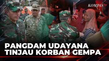 Pangdam Udayana Tinjau Kondisi Korban Gempa NTT Di Posko Pengungsian Kabupaten Manggarai | JMP