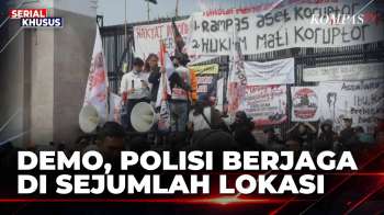 Aksi 27 Agustus di Depan Gedung DPR RI, Polisi Berjaga di Sejumlah Lokasi | KOMPAS SIANG
