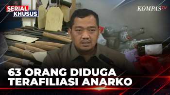 Polisi Sebut 63 Orang Ditangkap, Diduga Terafiliasi Anarko | KOMPAS PETANG