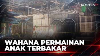 Wahana Permainan Anak Di Karawang Terbakar, Api Merembet Ke Seluruh Area | BERITA UTAMA