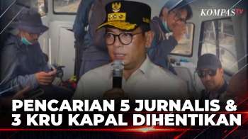 Tim Sar Hentikan 5 Jurnalis & Kru Kapal Hilang Di Selat Sunda Dihentikan | SAPA MALAM