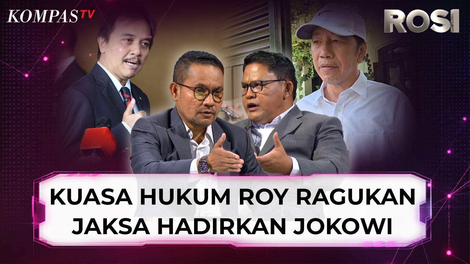 Roy Suryo Tunggu Jokowi Di Persidangan, Kuasa Hukum: Kami Ragukan Jaksa| ROSI