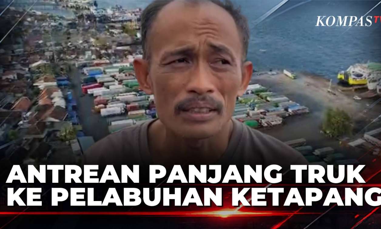 Antrean Truk Logistik di Pelabuhan Ketapang Banyuwangi Mengular hingga 12 Km | SAPA MALAM