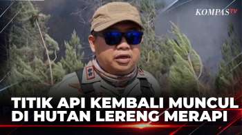 Angin Kencang Buat Titik Api Masih Terlihat Di Kawasan Hutan Gunung Merapi | SAPA MALAM