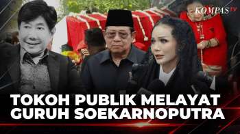 Momen Megawati, SBY hingga Krisdayanti Melayat ke Rumah Duka Guruh Soekarnoputra | KOMPAS PETANG