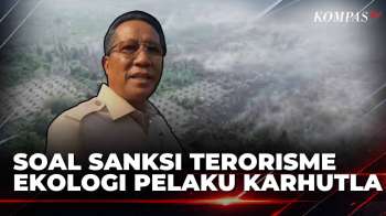 Menkum Kaji Penerapan Sanksi Terorisme Ekologi Pelaku Karhutla | JMP