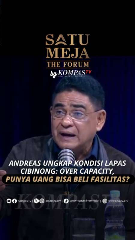 Andreas Ungkap Kondisi Lapas Cibinong: Over Capacity, Punya Uang Bisa Beli Fasilitas?