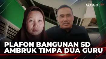 Atap Plafon Ruang  SD di Sragen Ambruk dan Timpa Dua Guru | BERITA UTAMA