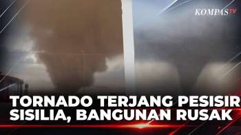 Rekaman Amatir Tornado Terjang Pesisir Sisilia, Mobil Hingga Rumah Rusak | SAPA PAGI