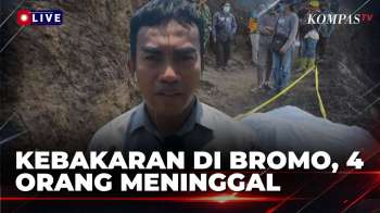 Kebakaran Di Kawasan Bromo,4 Orang Meninggal Dunia Akibat Luka Bakar | KOMPAS SIANG