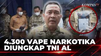 TNI AL Gagalkan Penyelundupan 4.300 Cartridge Vape Mengandung Narkotika Di Bakauheni | JMP