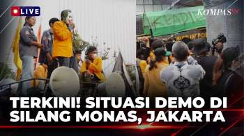 Situasi Terkini Demo Tuntut Evaluasi MBG, Kopdes, & Penanganan Karhutla Di Silang Monas