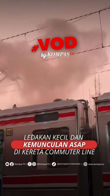 LEDAKAN KECIL DAN KEMUNCULAN ASAP DI KERETA COMMUTER LINE