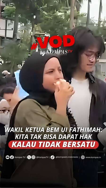  Orasi Wakil Ketua BEM UI Fathimah Saat Demo Di Bundaran HI