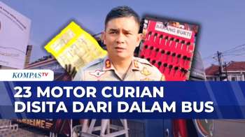 23 Motor Curian Disembunyikan Di Bus, Polisi Lakukan Penyergapan | SAPA PAGI