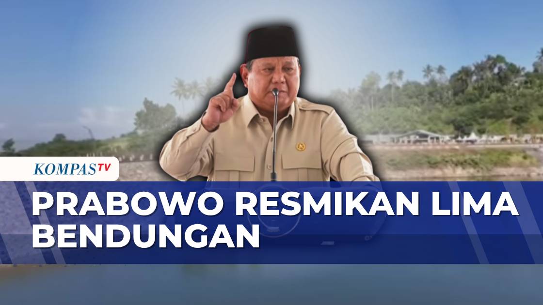 Presiden Prabowo Resmikan Lima Bendungan untuk Perkuat Ketahanan Pangan Nasional | JMP