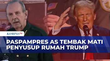 Paspampres AS Tembak Mati Penyusup Bersenjata ke Rumah Donald Trump
