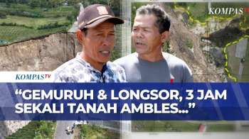 Lubang Raksasa Aceh Tengah 'Meradang', Warga Sering Dengar Gemuruh hingga Getaran Saat Longsor