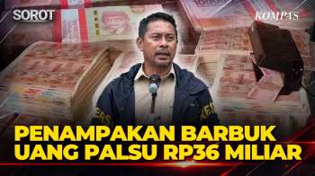 Penampakan Barbuk Rp36 Miliar Uang Palsu di Tangerang Selatan