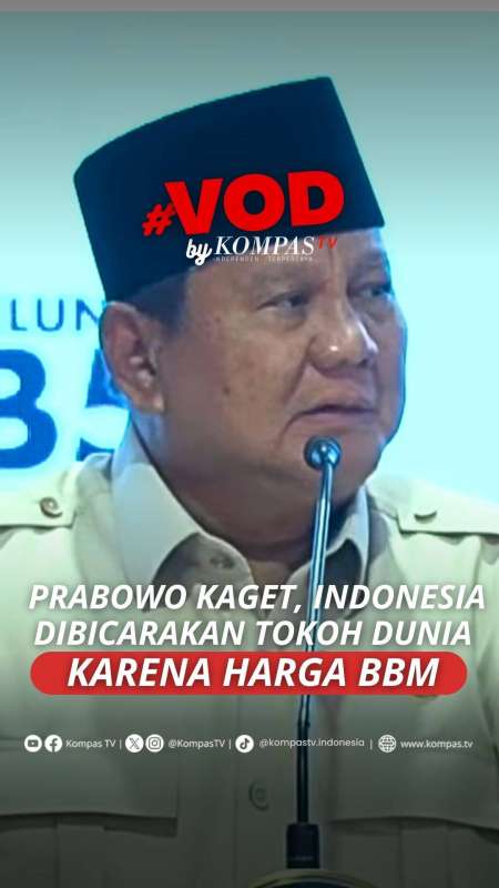 PRESIDEN PRABOWO KAGET, INDONESIA DIBICARAKAN TOKOH DUNIA KARENA HARGA BBM