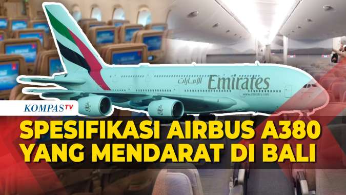 Spesifikasi Airbus A380, Pesawat Penumpang Terbesar di Dunia yang ...