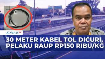 Polisi Ringkus Pencuri Kabel Lampu Peringatan Di Jalan Tol Makassar | BORGOL
