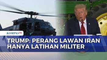 Kontroversial! Trump Sebut Konflik dengan Iran Bukan Perang Besar: Hanya Latihan Militer