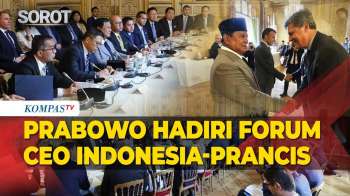 Potret Prabowo & Macron Hadiri Forum CEO Indonesia-Prancis
