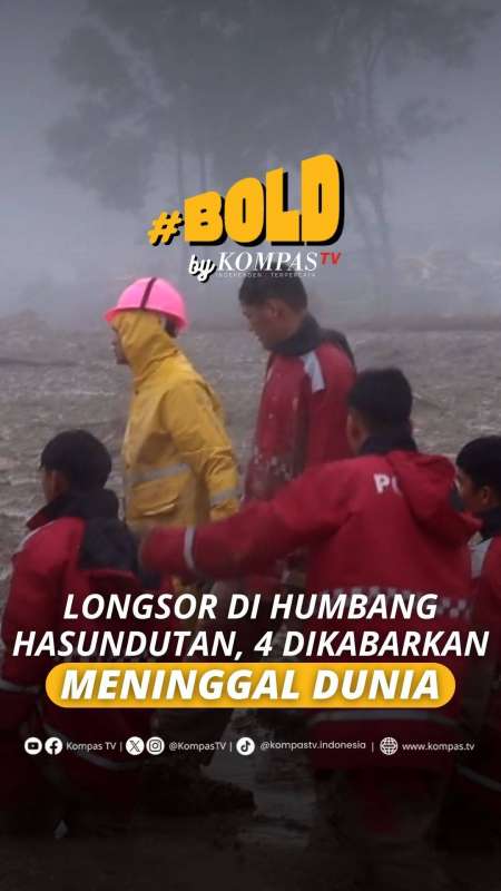 LONGSOR LANDA DUA DESA DI HUMBANG HASUNDUTAN, 4 MENINGGAL DAN 4 HILANG