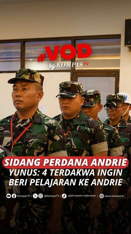 Sidang Perdana Andrie Yunus: 4 Terdakwa Ingin Beri Pelajaran Ke Andrie
