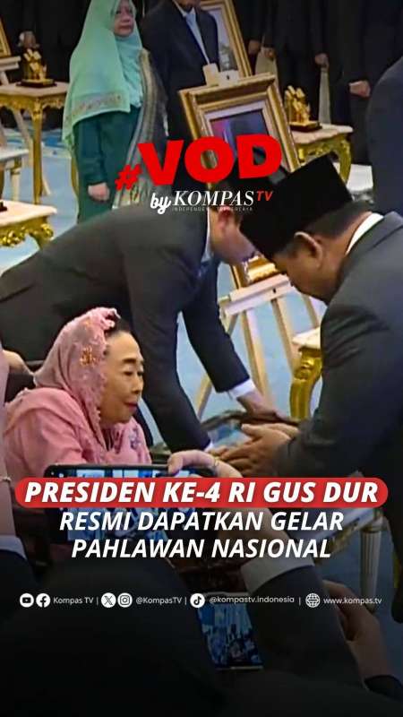 PRESIDEN KE-4 RI GUSDUR RESMI DAPAT GELAR PAHLAWAN NASIONAL