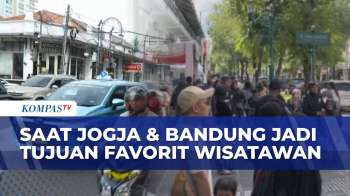 Libur Nataru, Begini Penampakan Wisatawan Padati Asia Afrika-Braga Bandung Dan Malioboro Yogyakarta