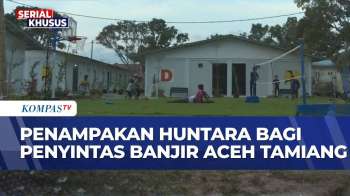 Penampakan Hunian Sementara yang Mulai Dihuni Penyintas Banjir Aceh Tamiang
